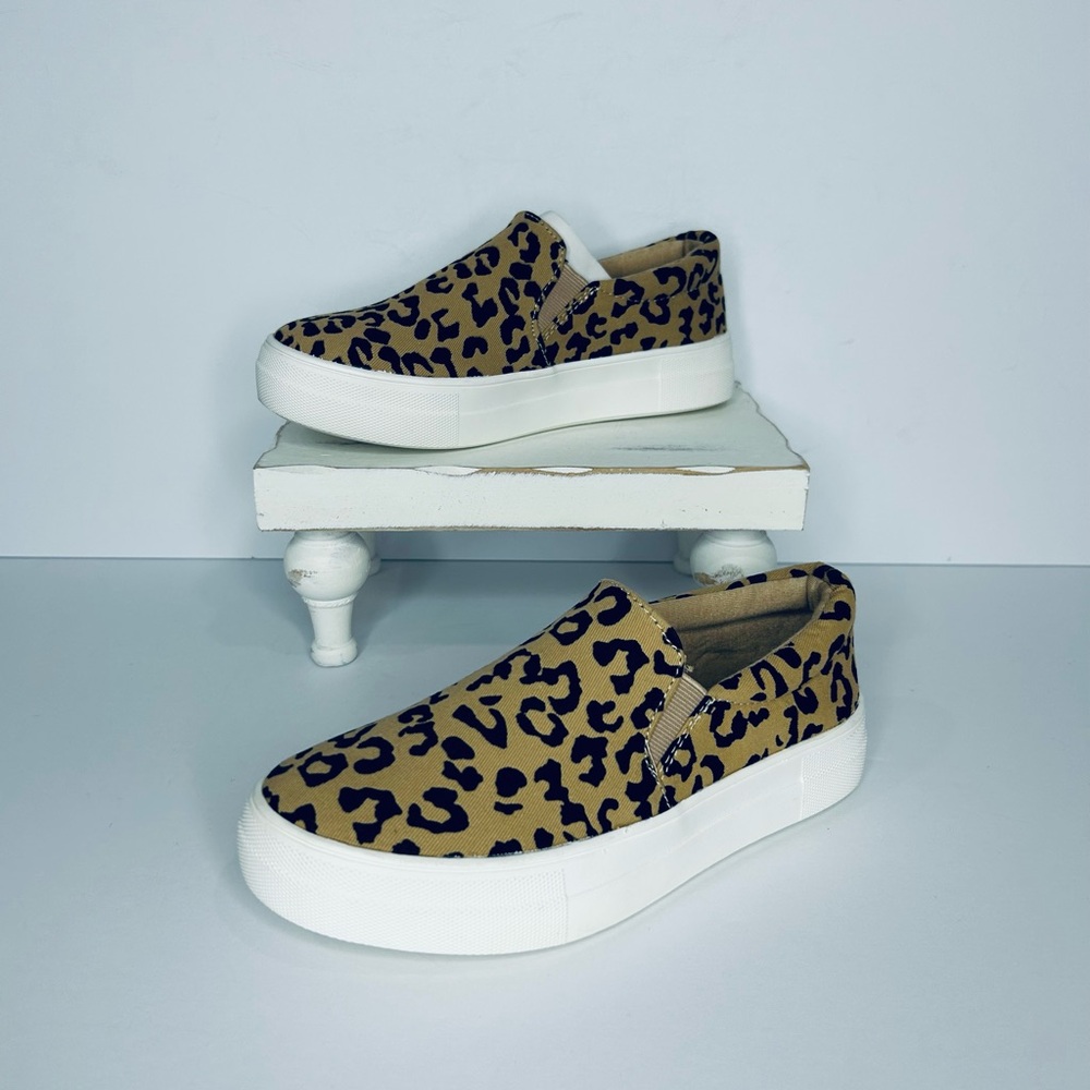 Women's Flat Slip On Double Layer Foam Padded Cushion Sneakers Shoes